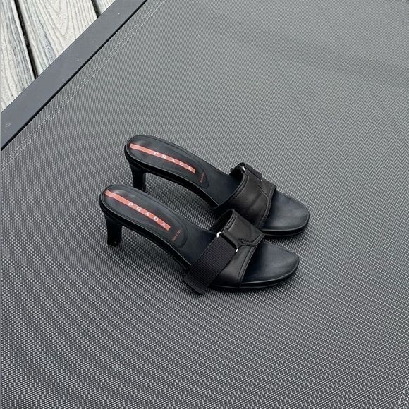 Vintage PRADA SPORT slides with Velcro Strap - Picture 1 of 7